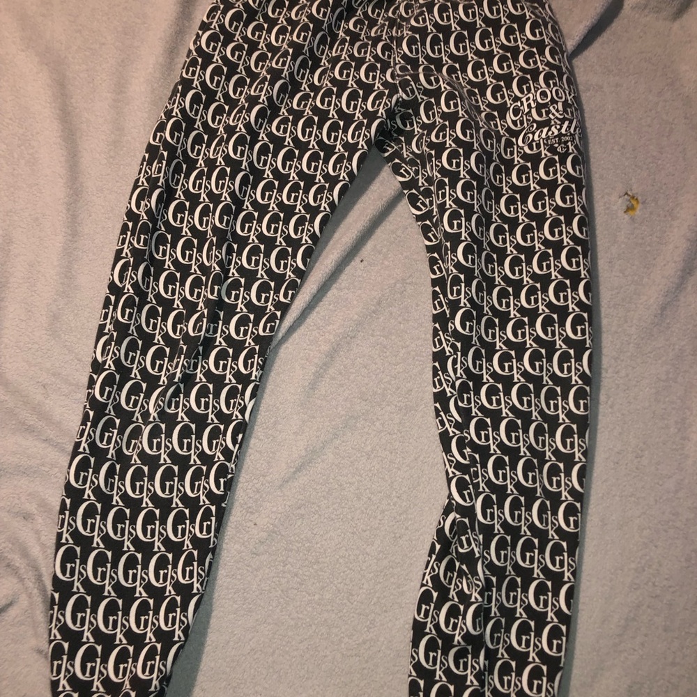 Crooks & Castles All Over Print Sweatpants Small